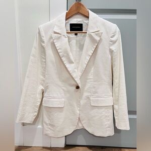 BR Off-White linen Blazer